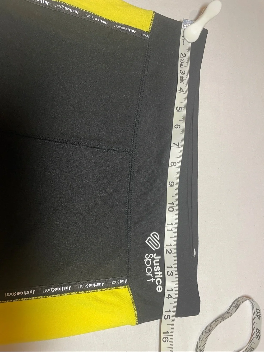 Justice Black & Yellow Daisy-Print Leggings for Kids